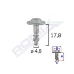 CLIPS CAPAC MOTOR PENTRU BMW/AUDI 4.8X14.8MM - NEGRU SET 10 BUC - imagine 2