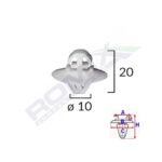 ELEMENT FIXARE BANDOURI LATERALE PENTRU CRAFTER / SPRINTER SET 10 BUC - imagine 2