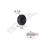 CAPAC CAUCIUC INCHIS UNIVERSAL DIAMETRU 16MM SET 5 BUC - imagine 2