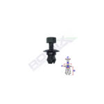 CLIPS FIXARE PENTRU VW, AUDI 8.5X10.6MM NEGRU - SET 10 BUC - imagine 2