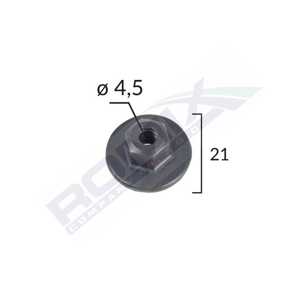 34525 PIULITA BMW MERCEDES MINI VW OPEL - NEGRU 21MM SET 10 BUC - imagine 1