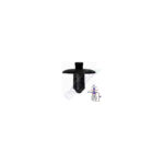 CLIPS FIXARE ELEMENTE EXTERIOARE PENTRU AUDI/LEXUS/TOYOTA 7.4X12.3MM - NEGRU SET 5 BUC - imagine 2