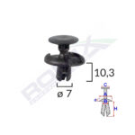 CLIPS FIXARE PENTRU TOYOTA/SUZUKI 7X10.3MM - NEGRU SET 10 BUC