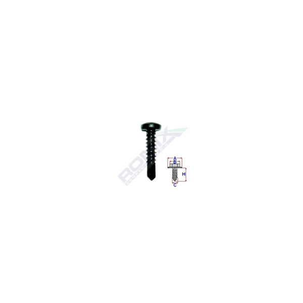 SURUB AUTOFORANT NEGRU 4.2X19 SET 100 BUC
