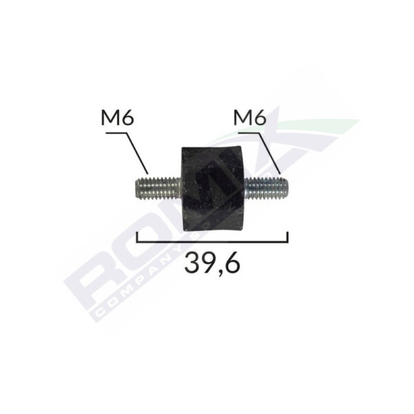TAMPON CAUCIUC PENTRU VW, SEAT, FORD M6X39.6MM SET 5BUC