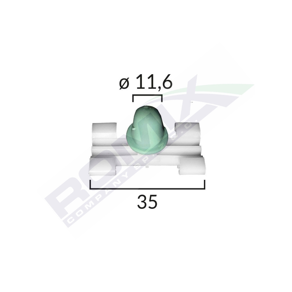 34946 ELEMENT FIXARE BANDOURI LATERALE PENTRU BMW 3 E46 SET 10 BUC - imagine 1