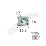 CLIPS METALIC FIXARE UNIVERSAL SET 10 BUC - imagine 2
