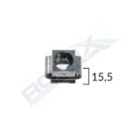 CLIPS DE FIXARE PENTRU AUDI/SKODA/SEAT/VW 15.5MM - NEGRU SET 10 BUC - imagine 2