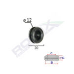 CAPAC CAUCIUC INCHIS UNIVERSAL DIAMETRU 12MM SET 5 BUC - imagine 2