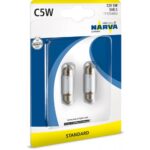 SET 2 BECURI C5W 12V BLISTER NARVA - imagine 2