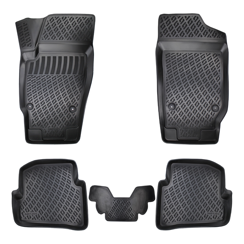 35929 SET COVORASE AUTO CAUCIUC UMBRELLA PENTRU VOLKSWAGEN POLO 6Q / 9N / 9N3 IV 2002-2009 - imagine 1