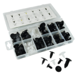 TRUSA DE CLIPS DE PLASTIC - UNIVERSAL 128 PCS JBM