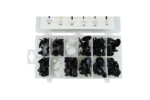 TRUSA DE CLIPS DE PLASTIC - UNIVERSAL 128 PCS JBM - imagine 2
