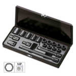 SET DE 14 TUBULARE DE IMPACT SCURTE 1/2' JBM