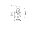 BEC FAR H2 X511 55W 12V VISION PHILIPS - imagine 2