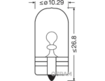 BEC 12V W5W ULTRA LIFE SET 10 BUC OSRAM - imagine 2