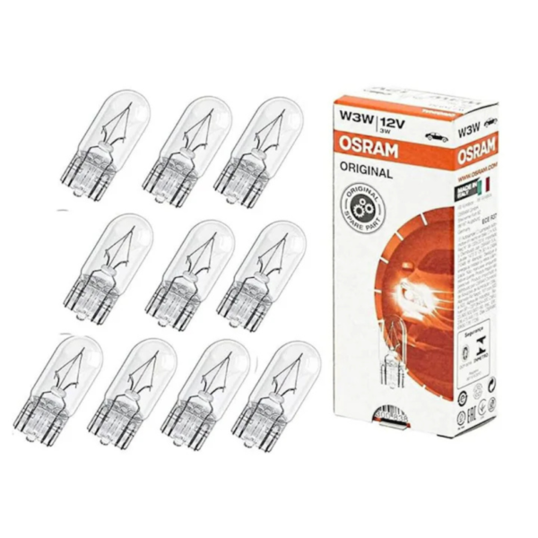 BEC 12V W3W ORIGINAL SET 10 BUC OSRAM