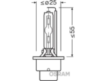 BEC XENON 85V D2S 4100 K XENARC ORIGINAL OSRAM - imagine 3