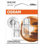 SET 2 BECURI 12V W21W ORIGINAL BLISTER OSRAM