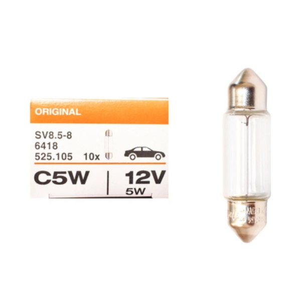 BEC 12V C5W ORIGINAL SET 10 BUC OSRAM