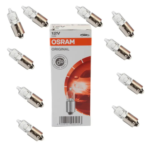 BEC 12V H6W ORIGINAL SET 10 BUC OSRAM