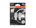 SET 2 BECURI AUXILIARE CU LED 12V (W16W) WHITE 6000K BLI OSRAM