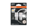 SET 2 BECURI AUXILIARE CU LED 12V (P21W) AMBER BLI OSRAM