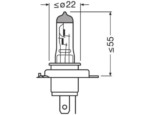 BEC CAMION 24V H4 70/75 W TRUCKSTAR PRO +120% NextGen OSRAM - imagine 2