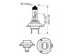 BEC FAR H7 55W 12V VISION (blister) PHILIPS - imagine 3