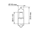 BEC SEMNALIZARE HY21W 12V SET 10 buc PHILIPS - imagine 3