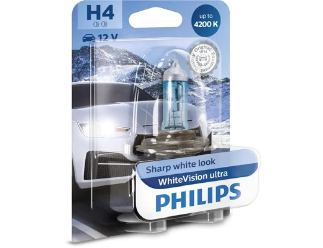 Untitled design - 2024-12-20T143501.335 BEC FAR H4 60/55W 12V WHITE VISION ULTRA (blister) PHILIPS - imagine 1
