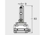 BEC XENON 42V D3R 4300 K XENARC ORIGINAL OSRAM - imagine 3