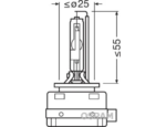 BEC XENON 85V D1R 4100 K XENARC ORIGINAL OSRAM - imagine 3