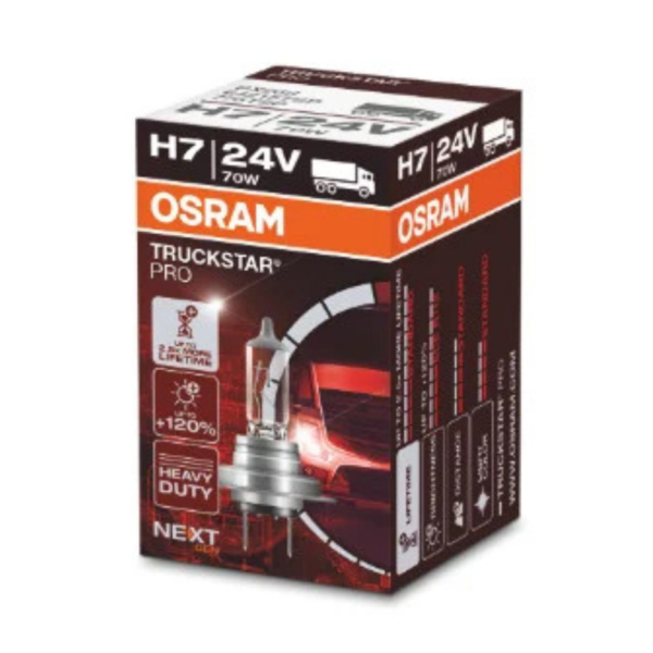 BEC CAMION 24V H7 70 W TRUCKSTAR PRO +120% NextGen OSRAM