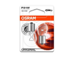 SET 2 BECURI 12V P21W ORIGINAL BLISTER OSRAM