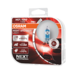 SET 2 BECURI 12V H7 55 W NIGHT BREAKER LASER NextGen +150% OSRAM
