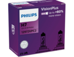 SET 2 BECURI FAR H7 55W 12V VISION PLUS (cutie) PHILIPS