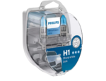 SET 2 BECURI FAR H1/W5W P14.5S 55W 12V WHITE VISION ULTRA PHILIPS