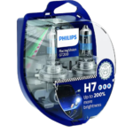 SET 2 BECURI FAR H7 55W 12V RACING VISION GT200 PHILIPS