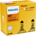 SET 2 BECURI FAR H7 55W 12V VISION PHILIPS