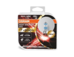SET 2 BECURI 12V H11 55 W NIGHT BREAKER +200% OSRAM