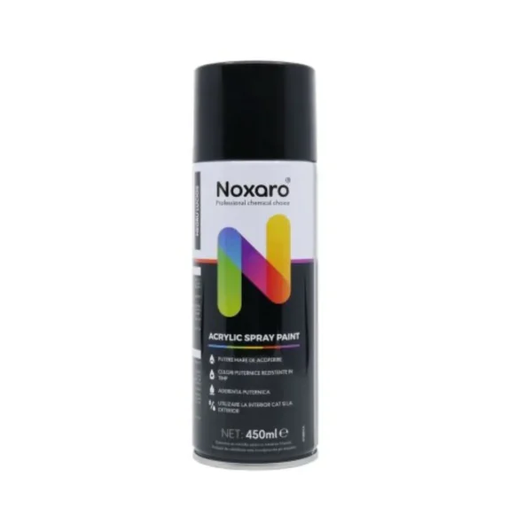 Vopsea spray universal 450 ml - negru lucios